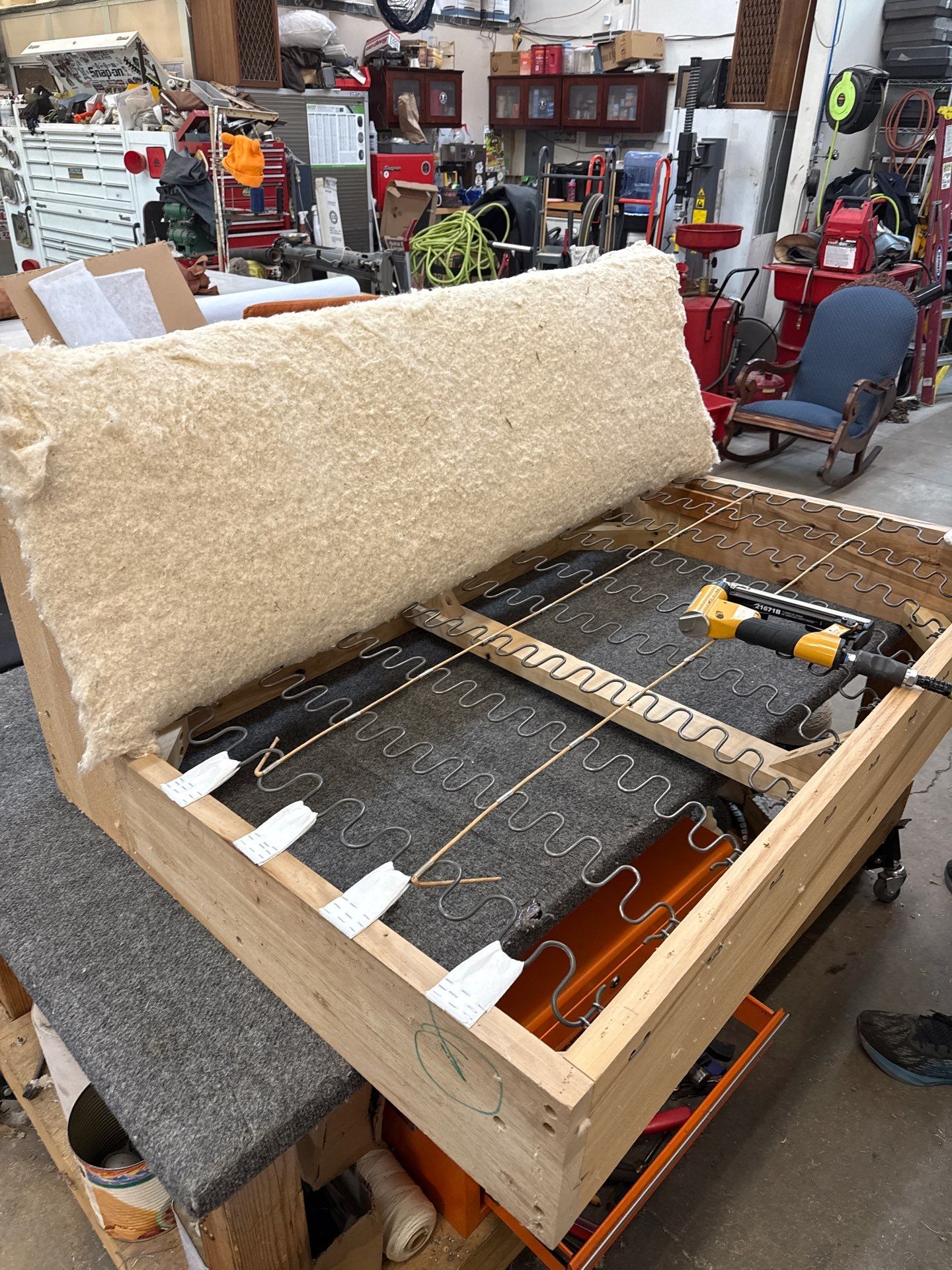 Retro Sofa  by Rocky Mountain Upholstery Co