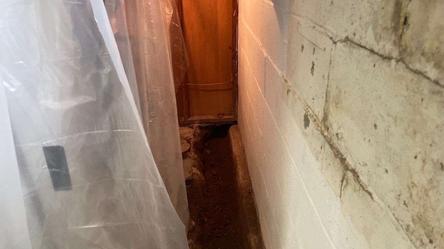 Interior Drain Tile & Yard French Drain in St. Paul, MN by Waterproofing Northeast
