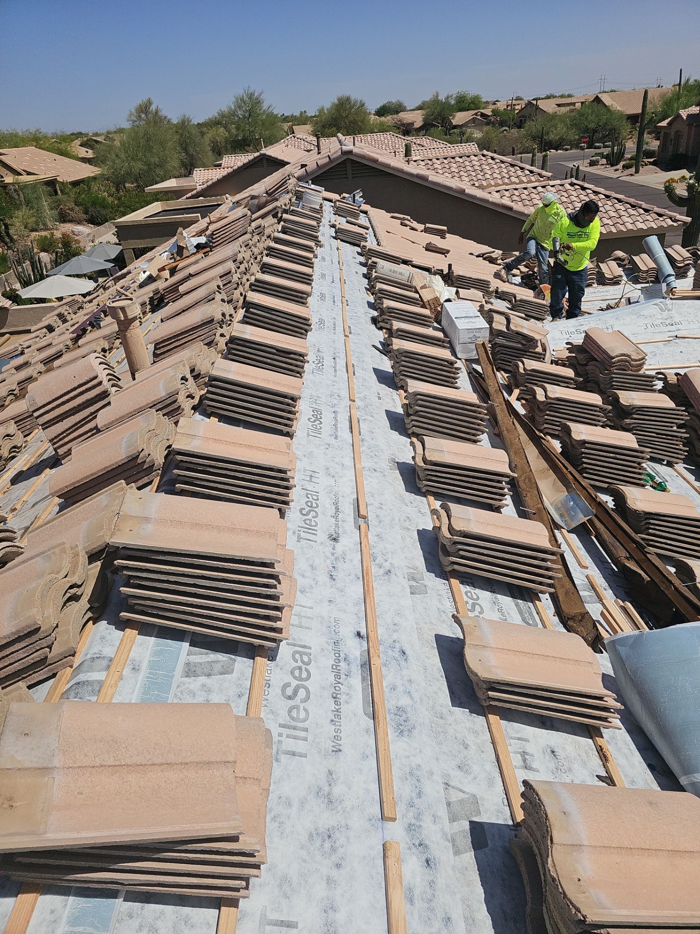 Concrete Tile Refelt by Weather-Tite Exteriors LLC