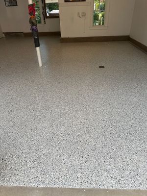 Garage Floor Coating using Cabin Fever