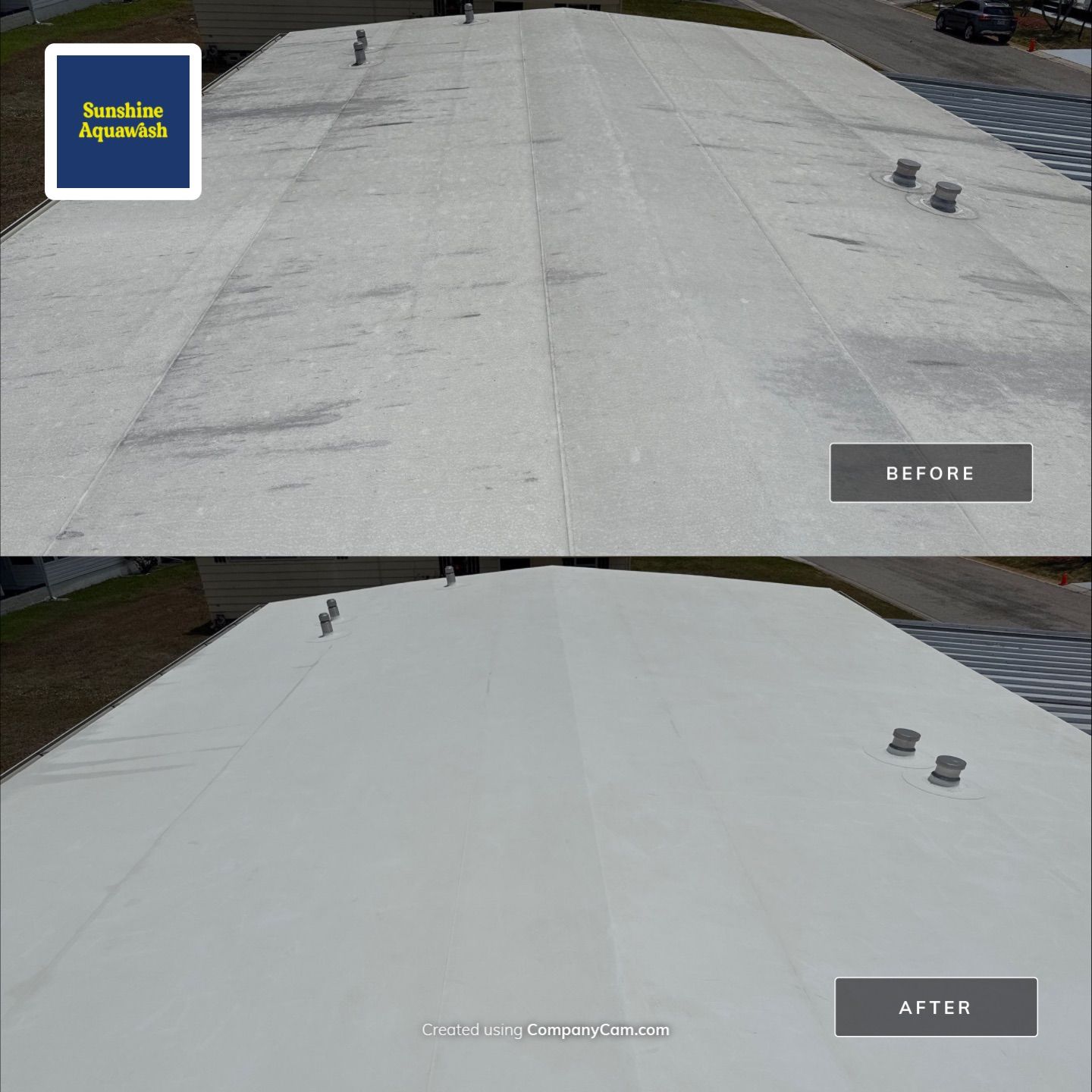 TPO Roof Cleaning in Shadow Brook Mobile Home Park – Palmetto, FL by Sunshine AquaWash