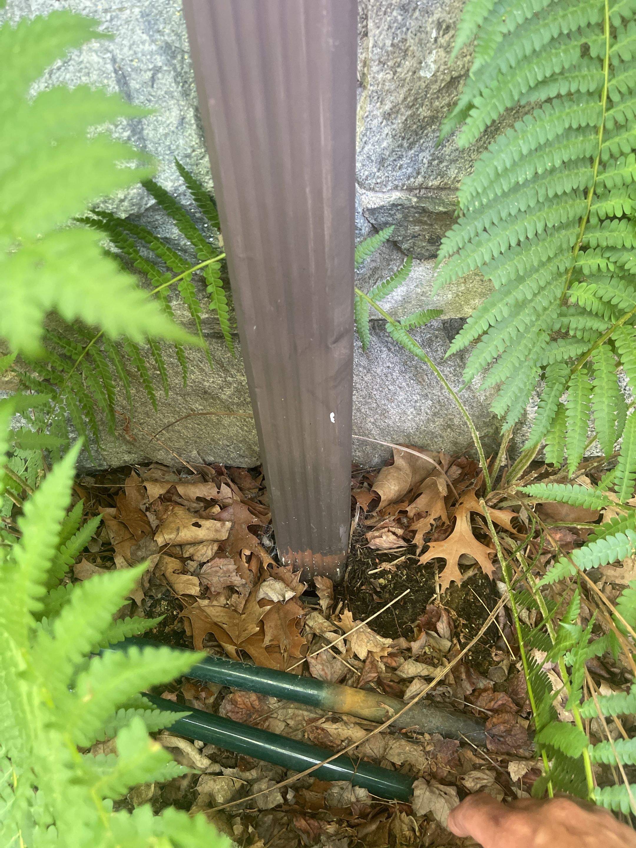 Gutter Installation using 5k Brown Gutters by A Plus Exterior