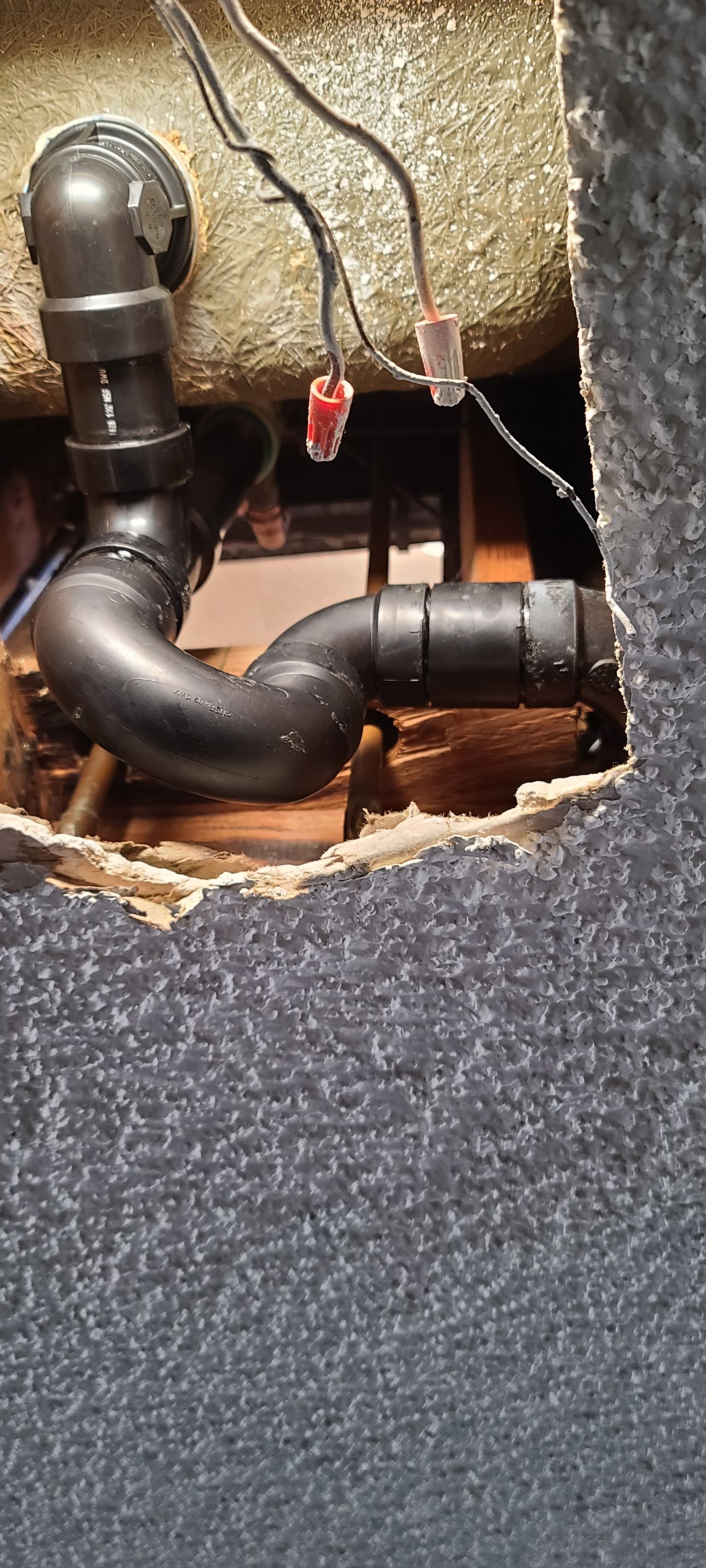 Condensate drain into Tub Waste and Overflow by Professional Plumbing Inc 