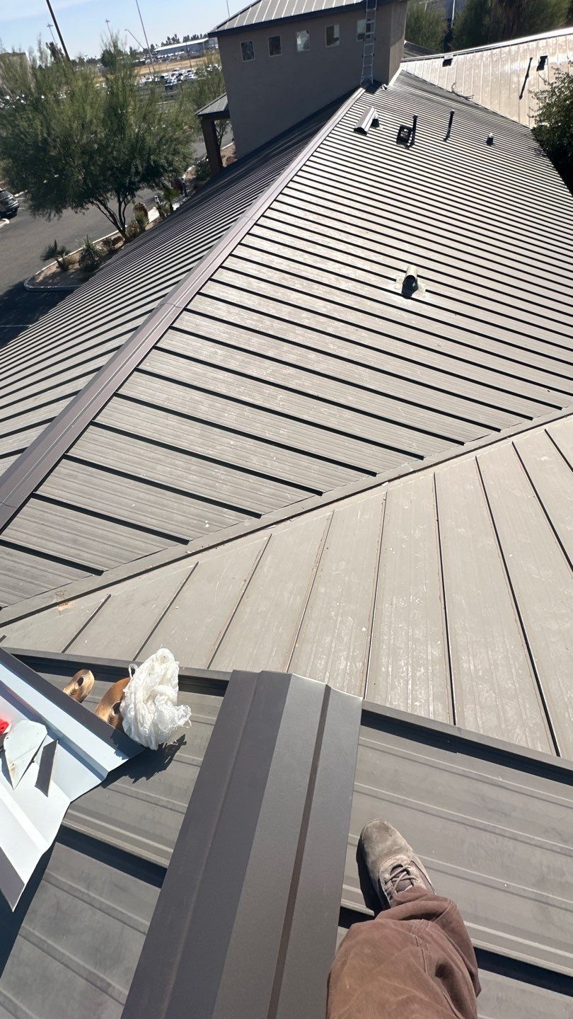 Matte Gray Standing Seam by Reimagine Roofing