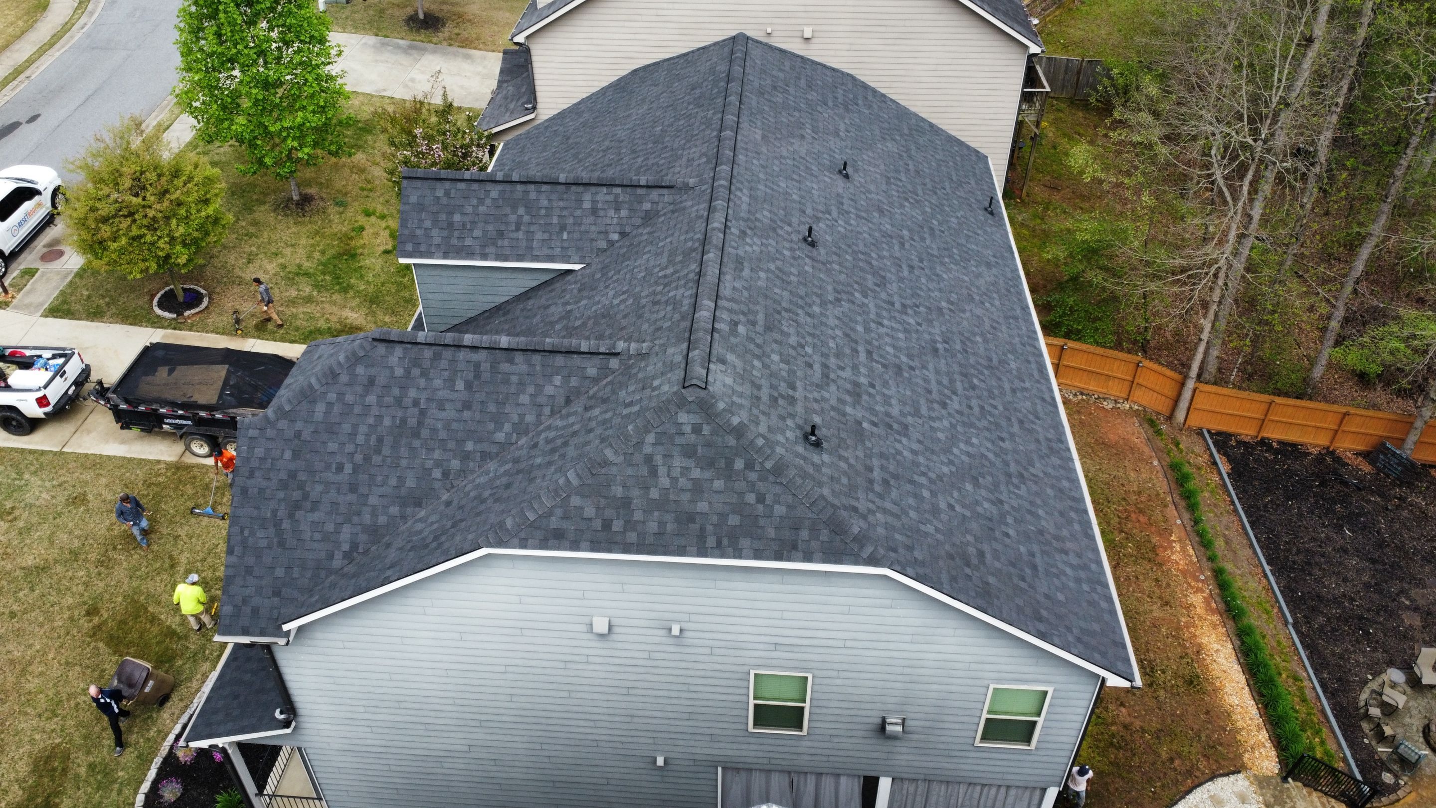 Cumming, GA Roof Replacement CertainTeed Landmark Charcoal Black by Reset Roofing