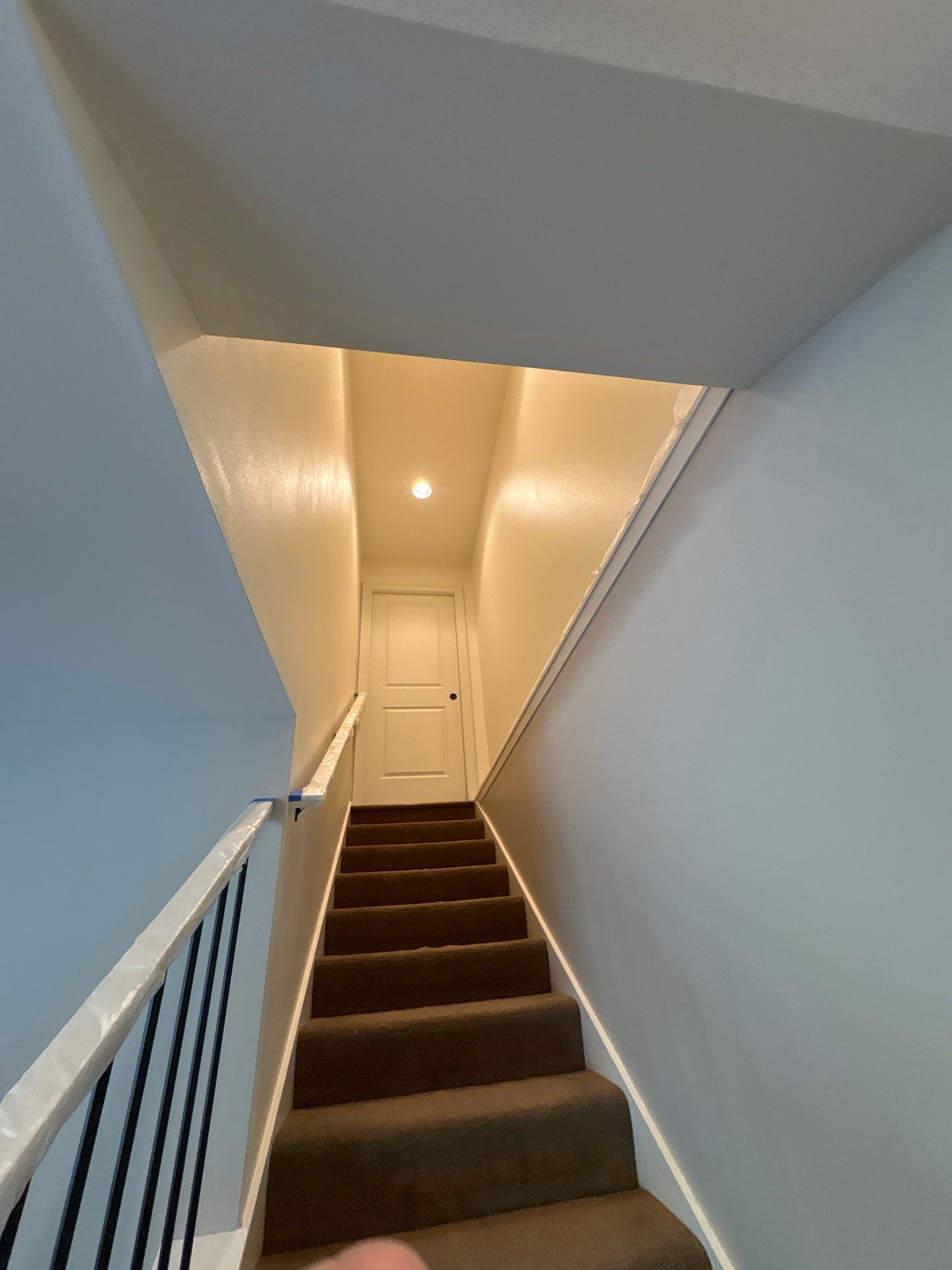 Sioux Falls Interior Painting with Custom Wainscoting and Decorative Wallpaper by Select Painting, Coatings & Garage Cabinets