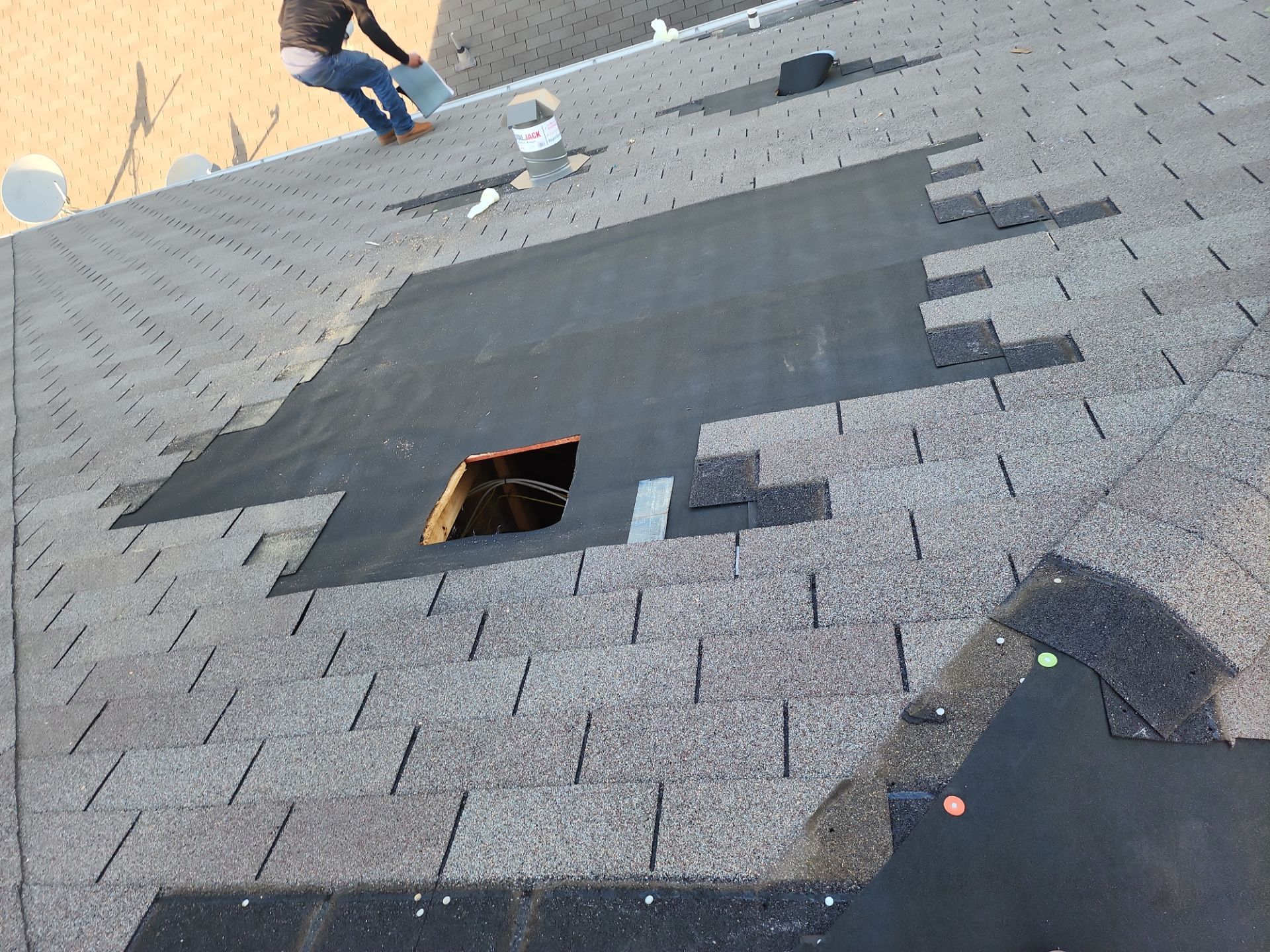 Residential Roofing Repair using Owen's Corning Duration (Lifetime) Shingles by Roof Repair Services LLC
