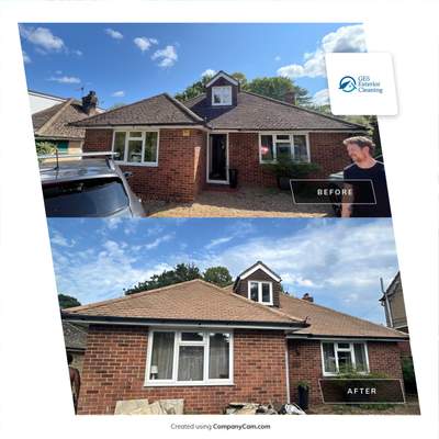 Roof Clean  - Moss Removal - Gutter Clean using Honda 15lpm Low Pressure Washing Machine