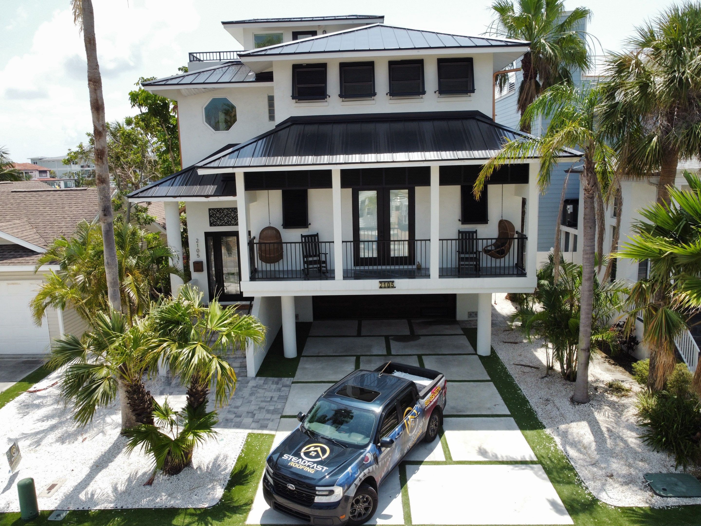 Roof Replacement in St Pete Beach, FL. by Steadfast Roofing