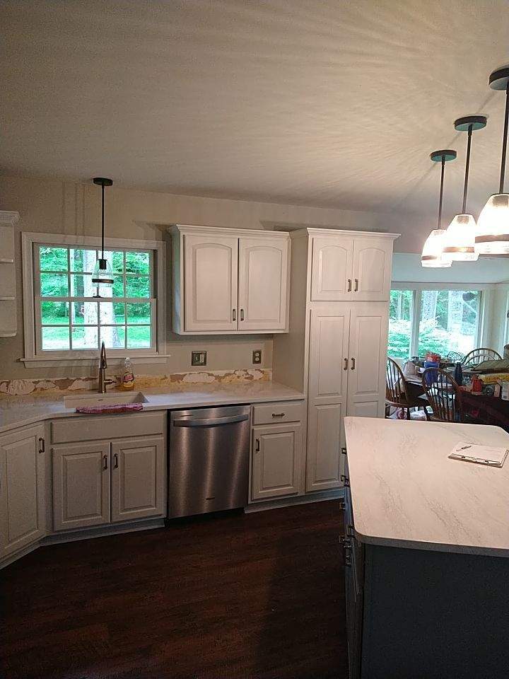 High End Kitchen Cabinet Painting by Ryan Amato Painting LLC and Lehigh Valley Epoxy