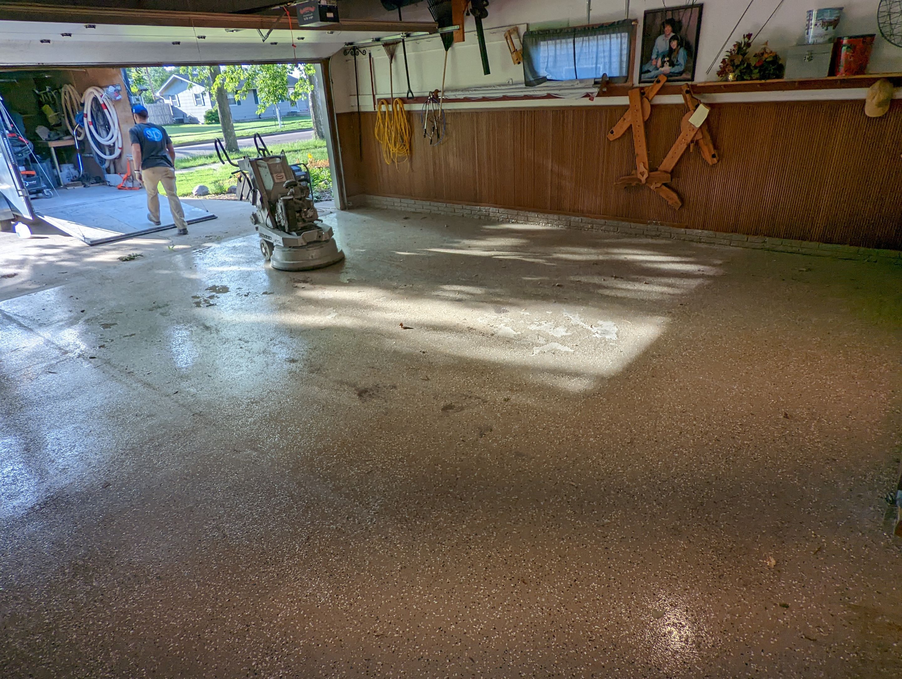 Garage using Pecan by Select Painting, Coatings & Garage Cabinets