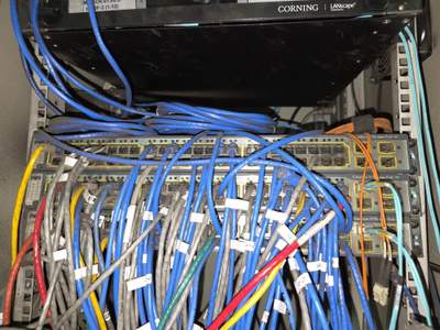 Structured cabling installation by CimaSolutions