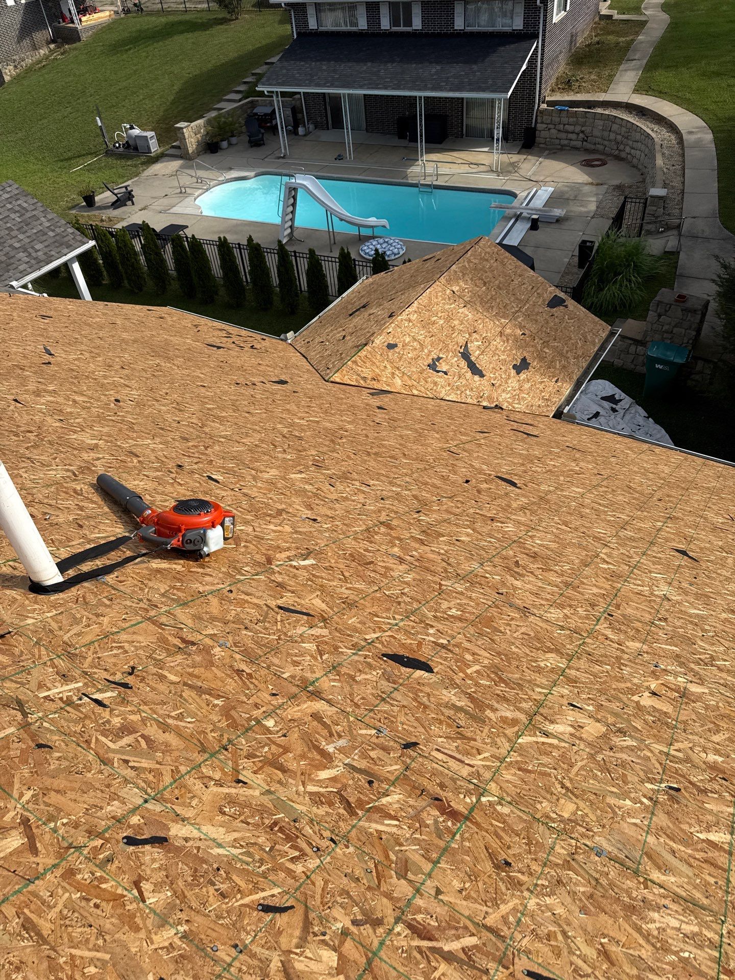 Residential Roofing Installation using Driftwood by Rainstoppers Roofing