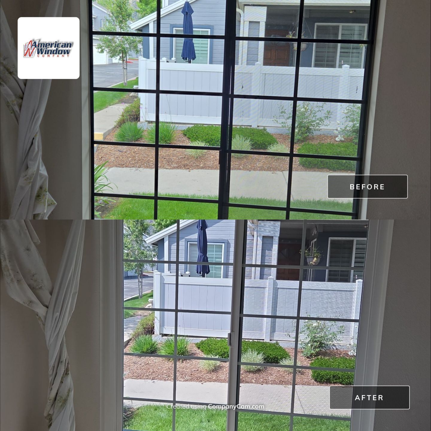 Window Installation using Milgard V300 Trinsic with grids by American Window Company