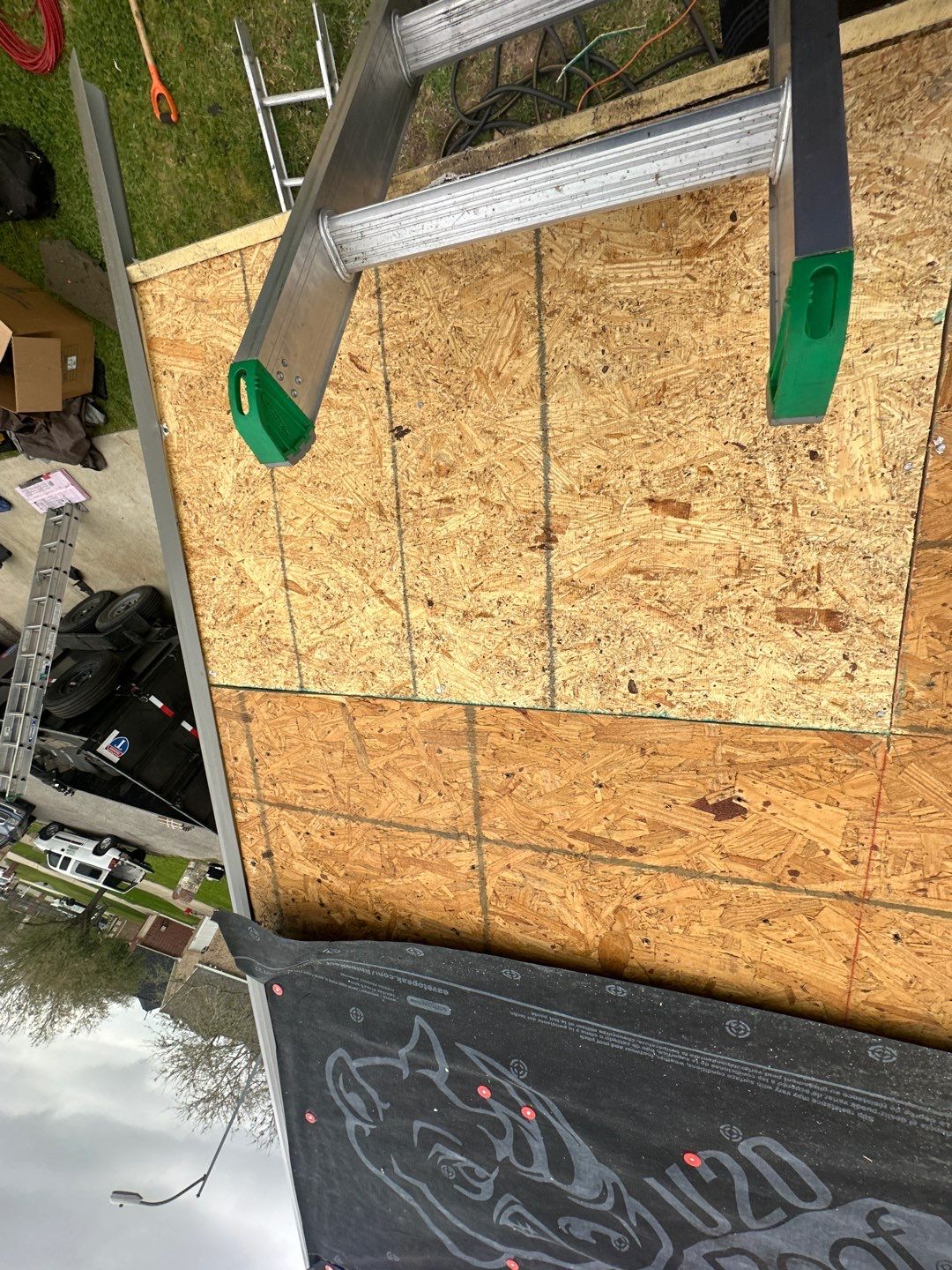 Hail Damage using Owen's Corning Duration (Lifetime) Shingles by Roof Repair Company