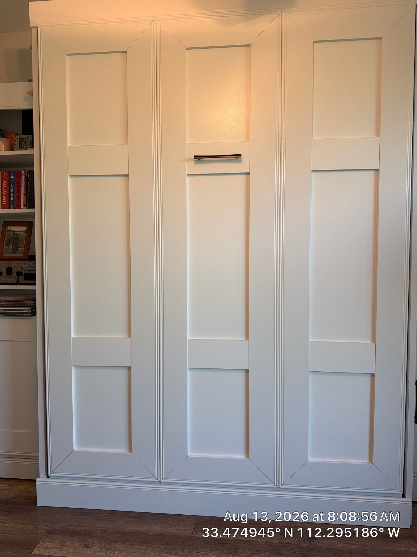 Modern Home Office and Guest Suite Murphy Bed Installation by CompanyCam Sales Demo