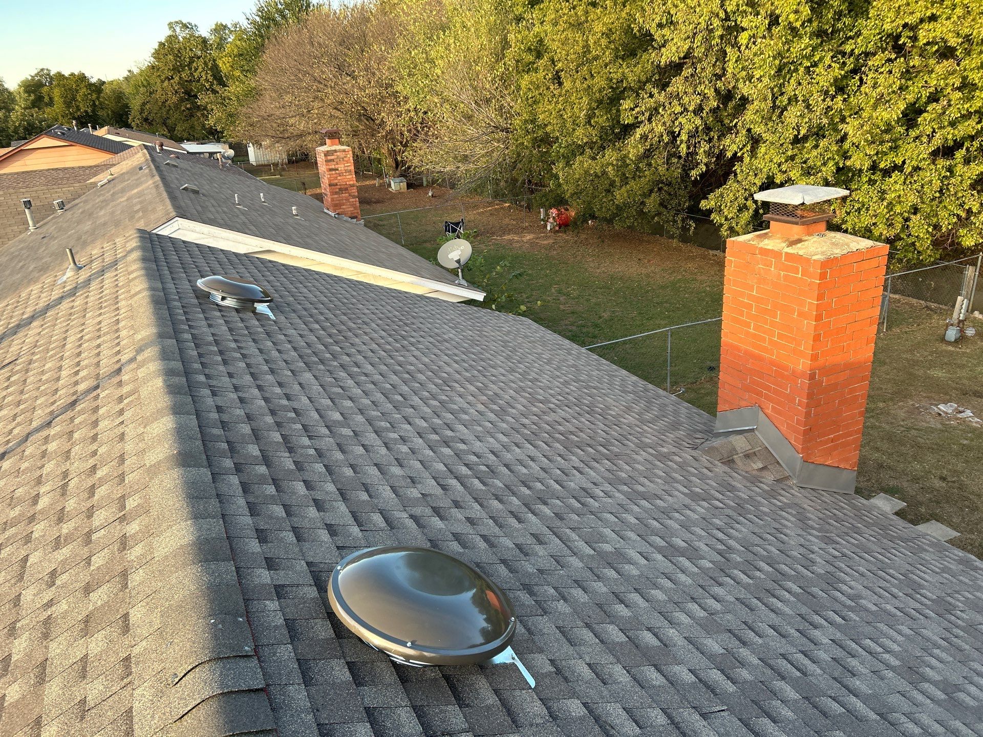 roof, vent, & chimney flashing replacement in Midwest City by McCann's Roofing and Construction