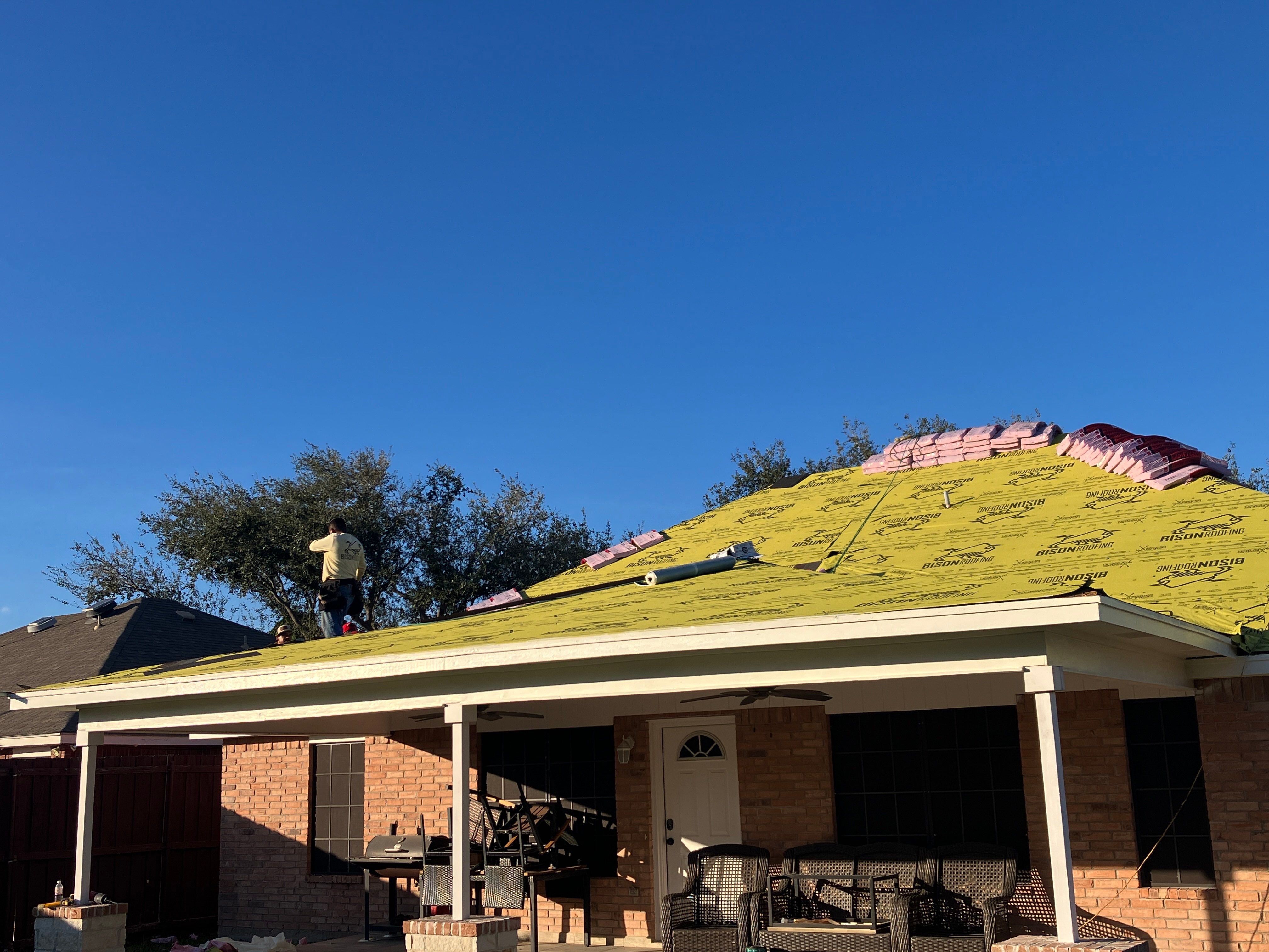 Mission Roof Project by Bison Roofing  