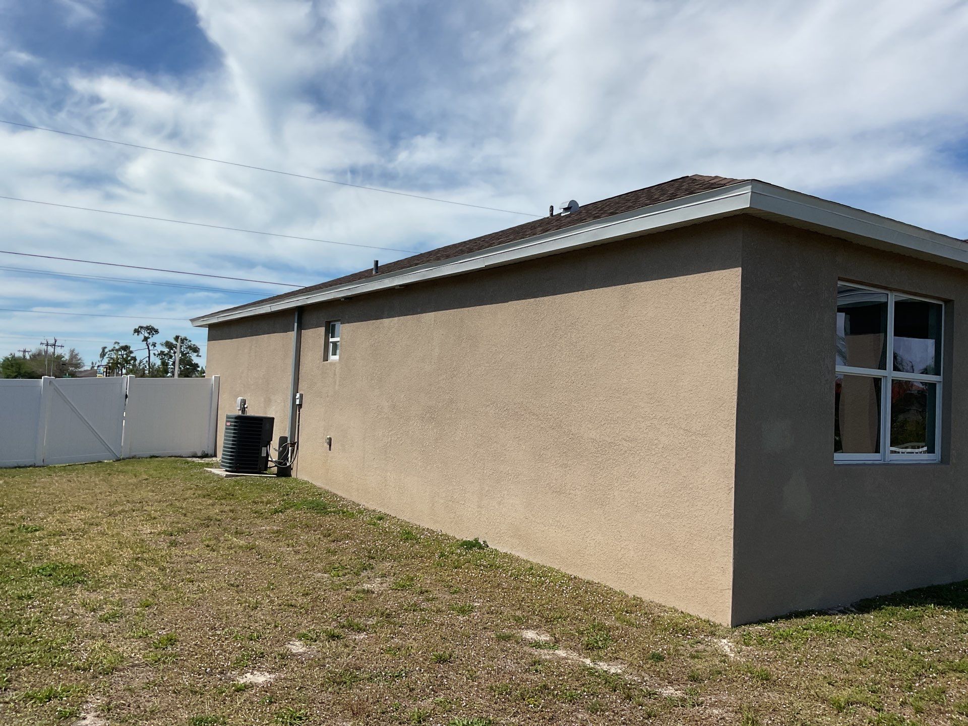 Royal Brown Seamless Gutters in Cape Coral FL by Gutter Professors
