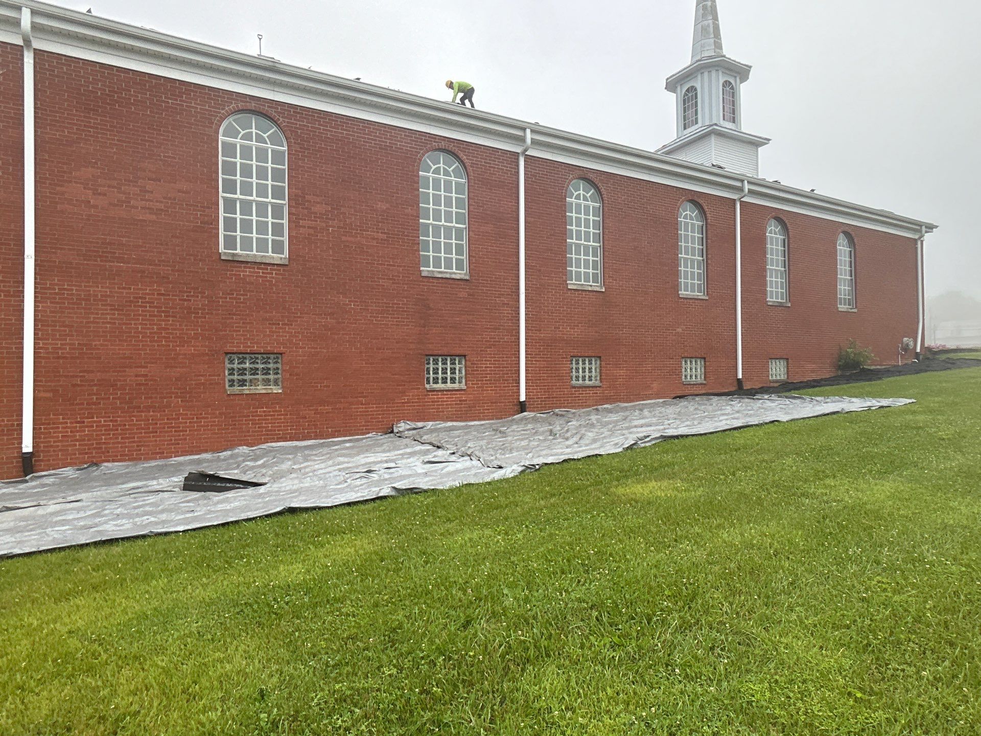 Commercial Roofing Installation using Performance Shingles by Mr. Roofer