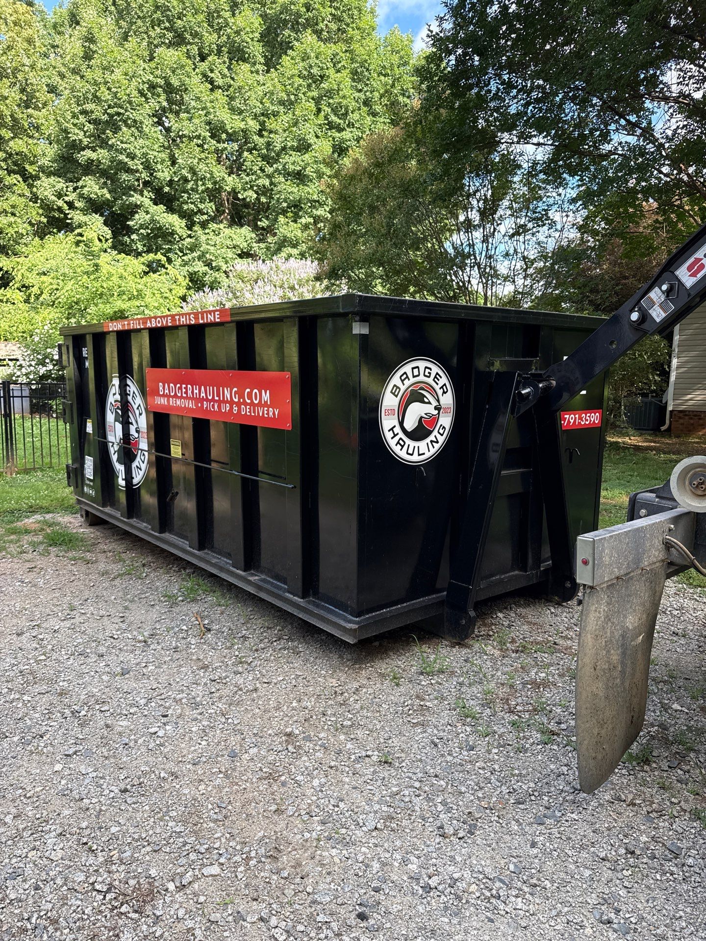 Dumpster Rental in Mint Hill by Badger Hauling
