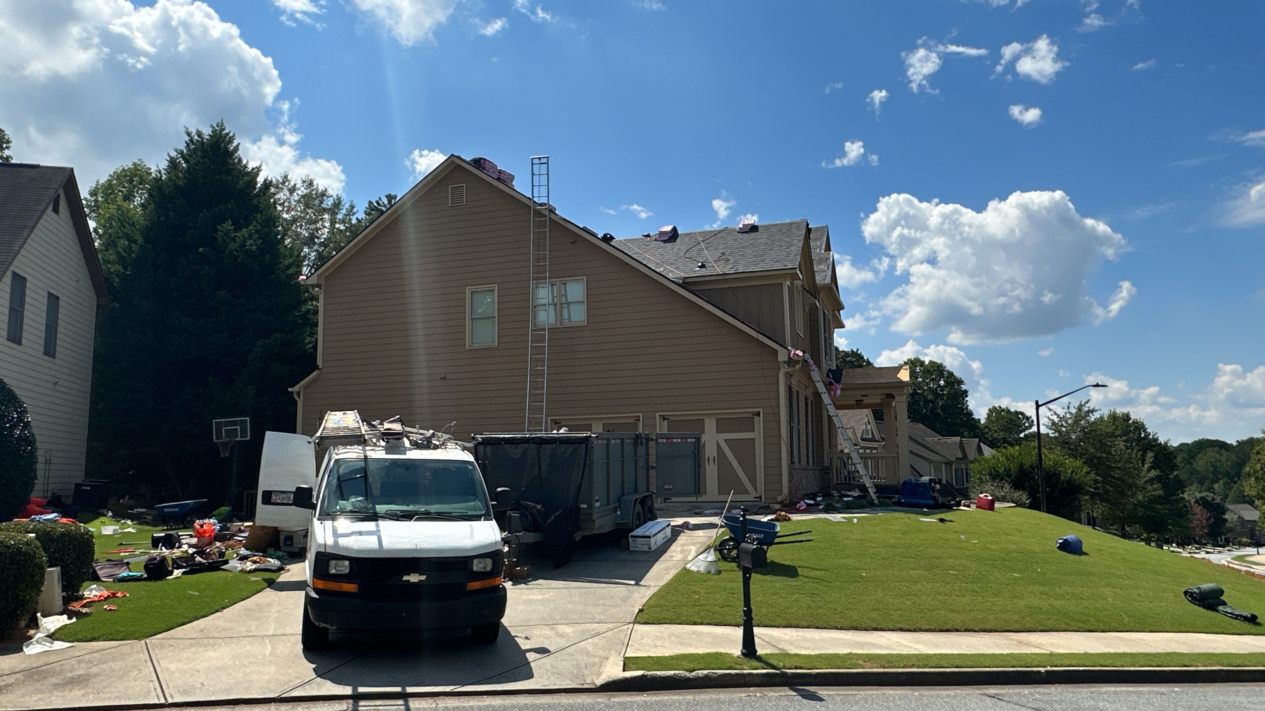 Residential Roofing Installation using Owens Corning Duration Total Protection Roofing System by NBS Roofing, Inc.