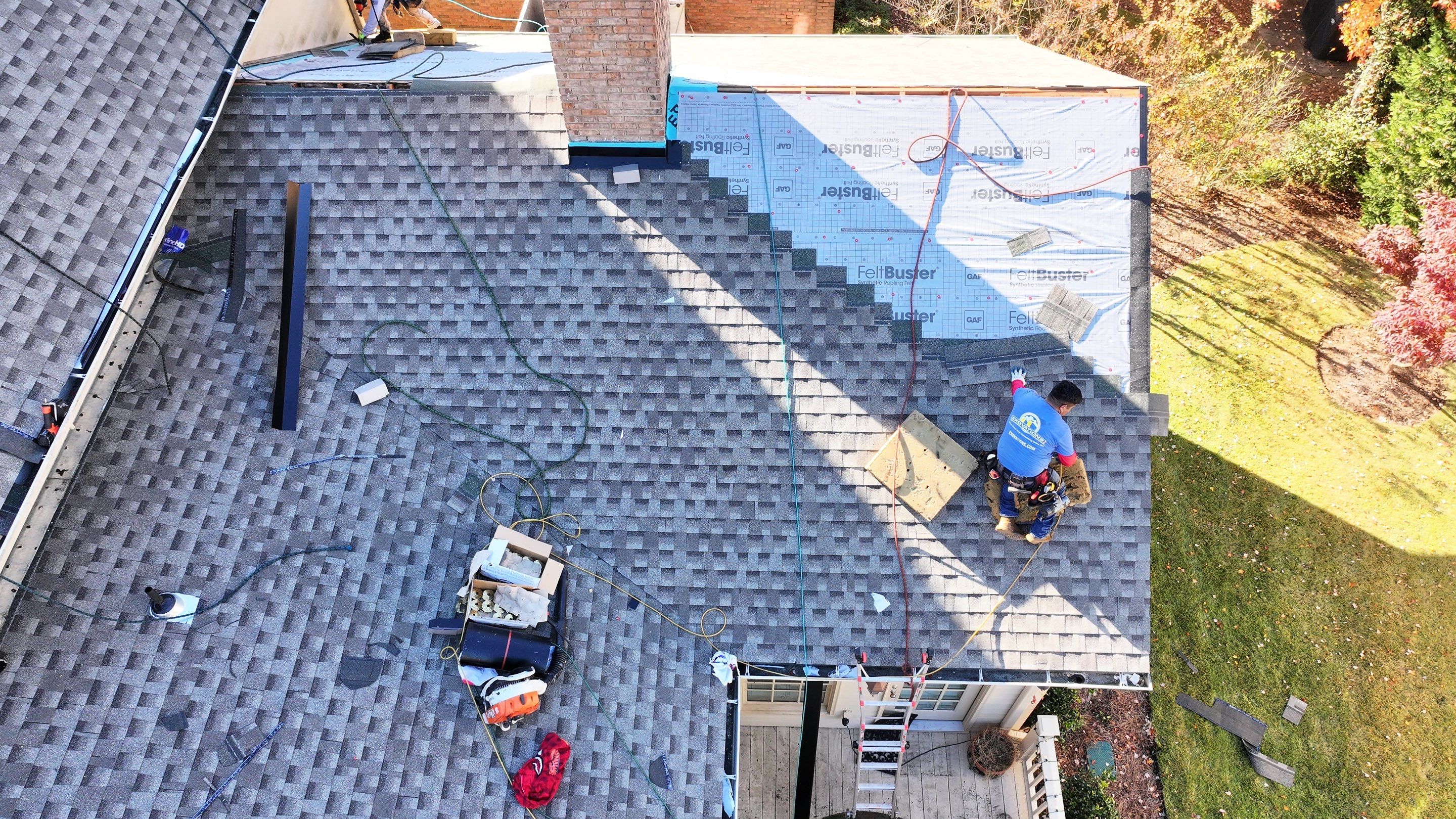 GAF HDZ Timberline Weathered Wood by Element Pros Roofing, LLC