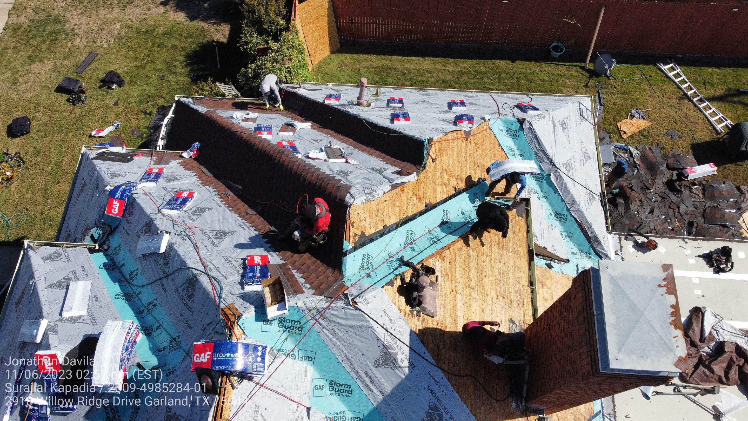 Project in Garland  by Zeus Exteriors