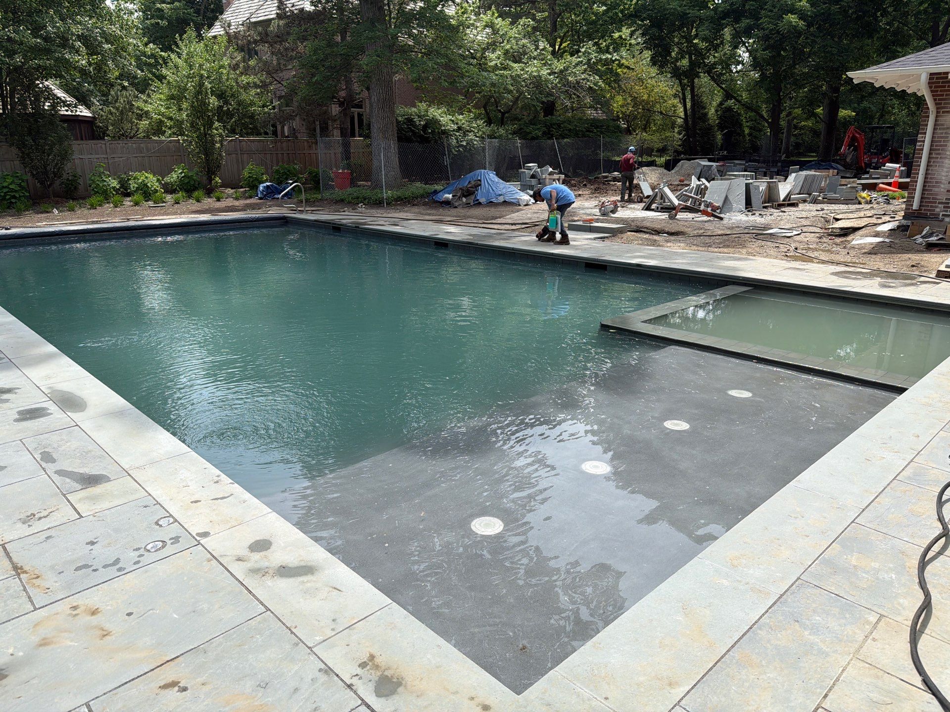 French Riv 25 by 50 Pool Spa Combo by North Shore Pool & Spa