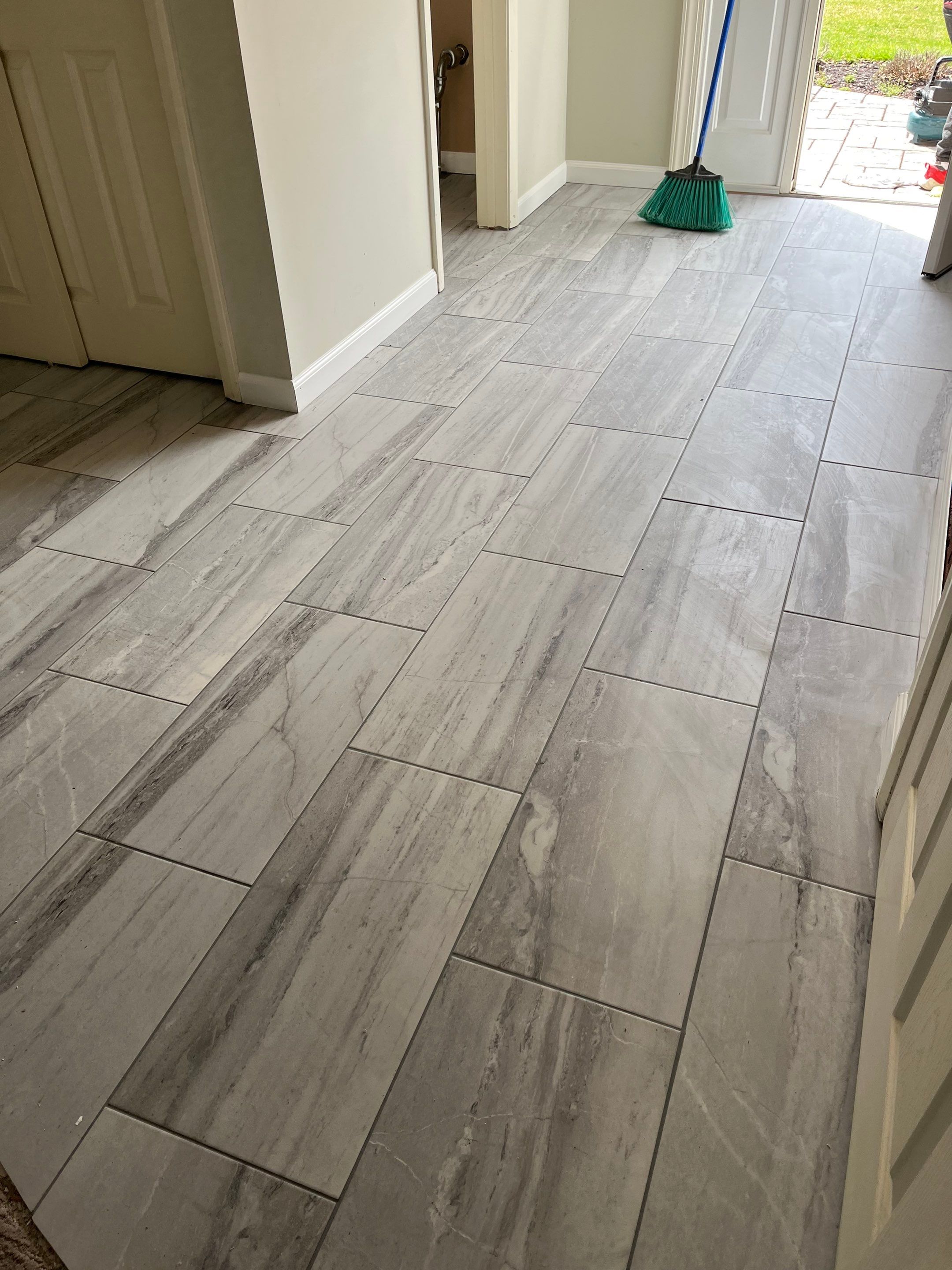 Family Room Remodel using Tile by Home Concepts Construction