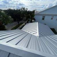 24ga 1.5" Mechanical Seam Mill Finish  by Total Roofing System The Metal Roof Experts