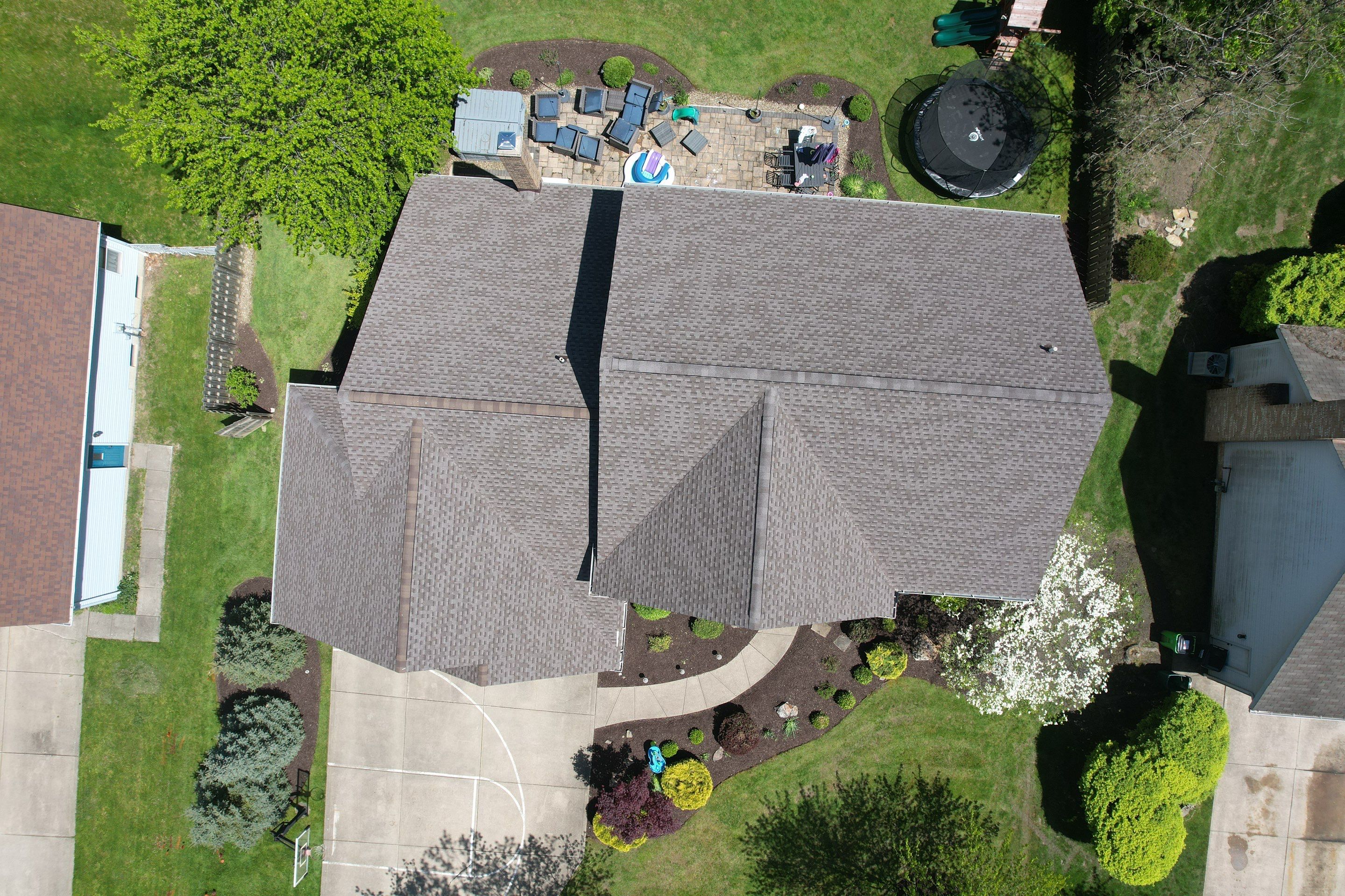 Storm Restoration - Roof Replacement using GAF Timberline HDZ Mission Brown by Atlas Roofing & Restoration