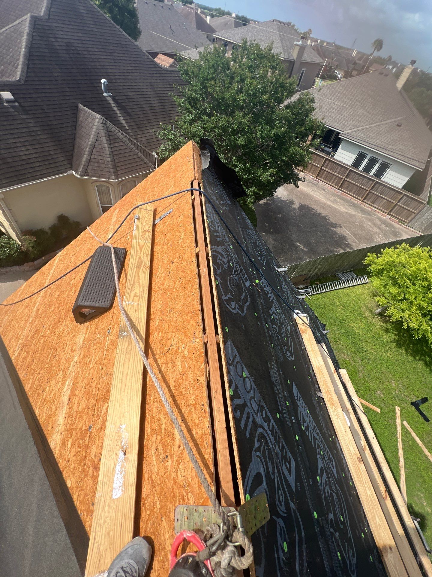Steep and High...Let's get It! by Bayfront Roofing and Construction