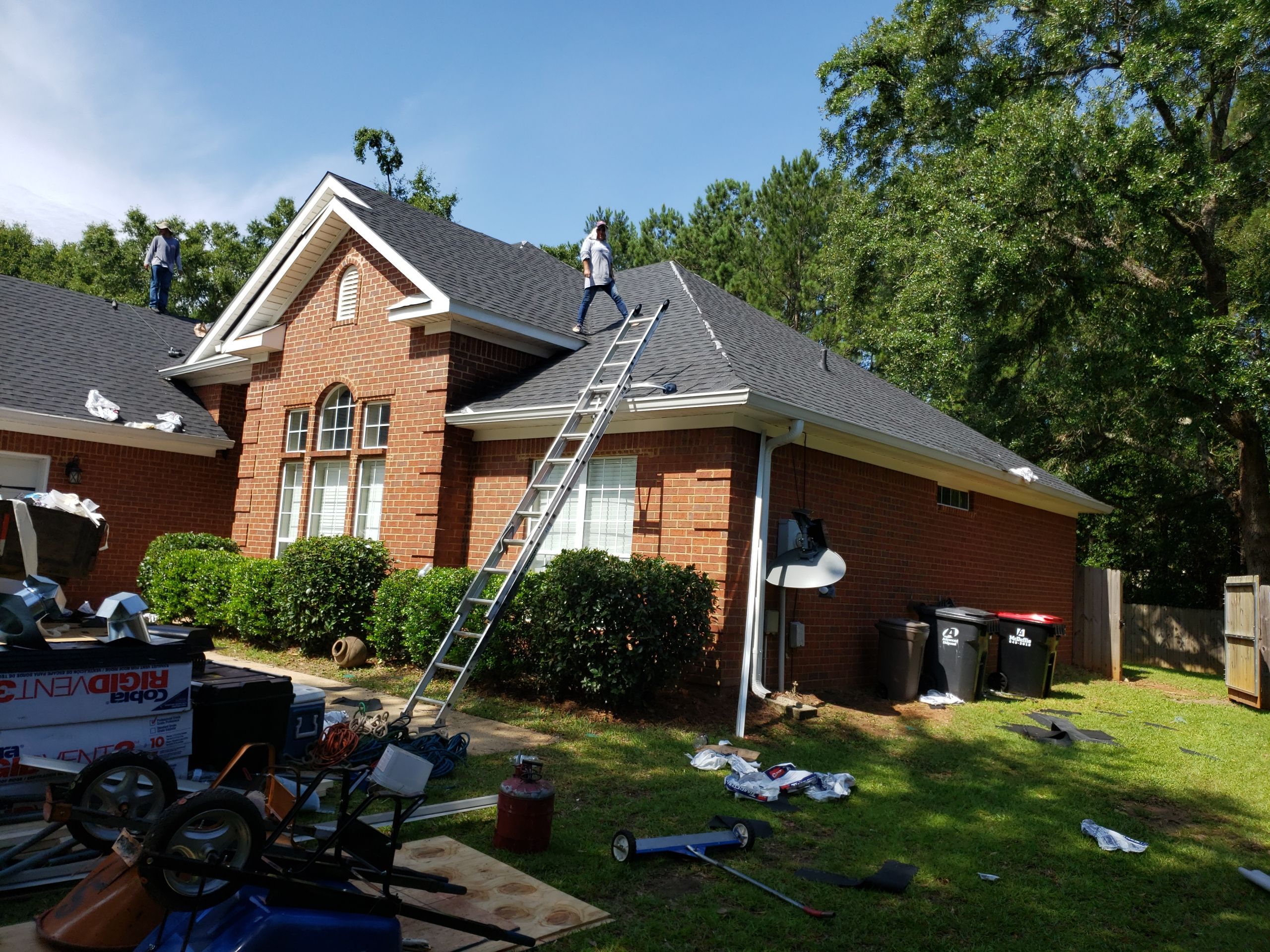 Residential Roofing Installation using Roof Replacement by American Roofing & Construction LLC