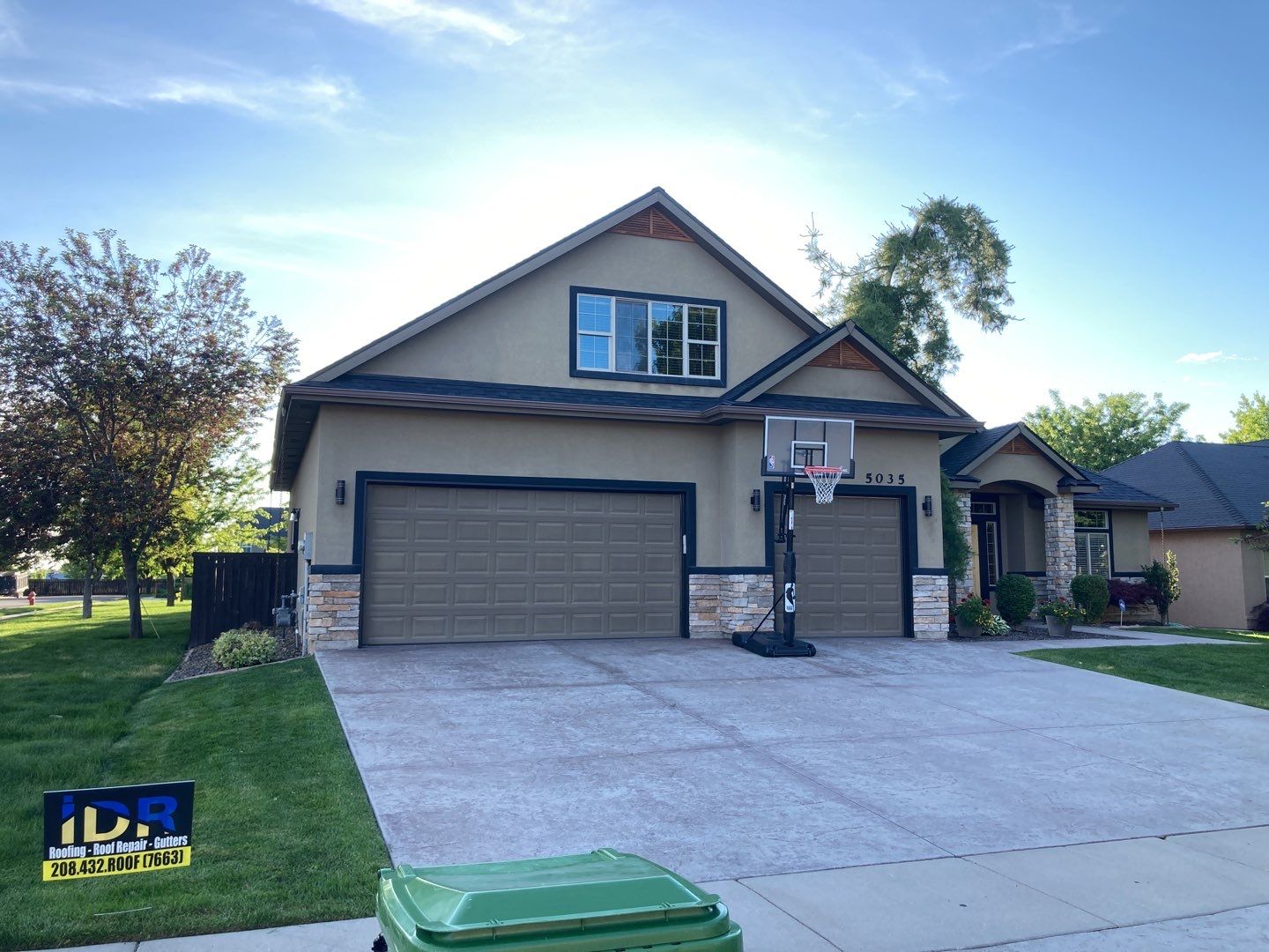 Meridian Residential Roofing Installation using Duration Shingles by ID Roofing LLC