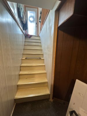 Interior Stair Wall Finishing