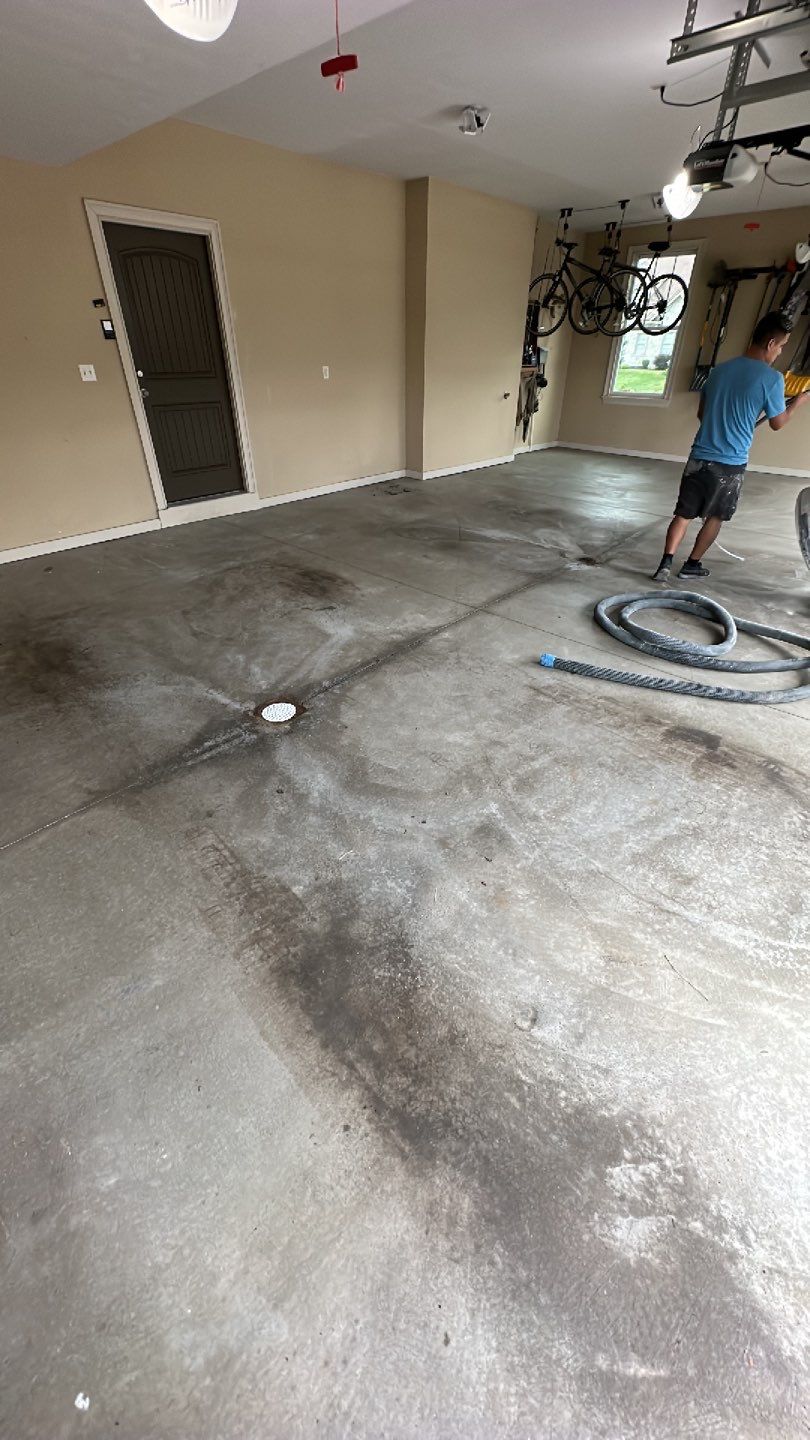 Large Patio + Garage Project in Moon Township by Floors in a Day, Inc