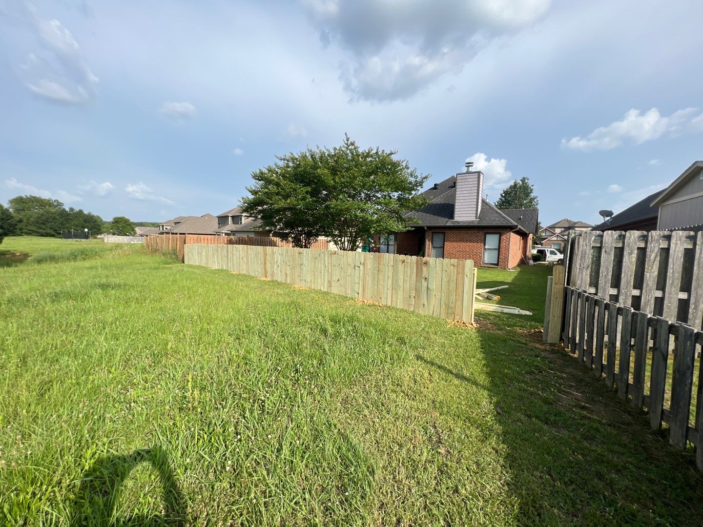 Lake View - Fence by Pillar and Pine