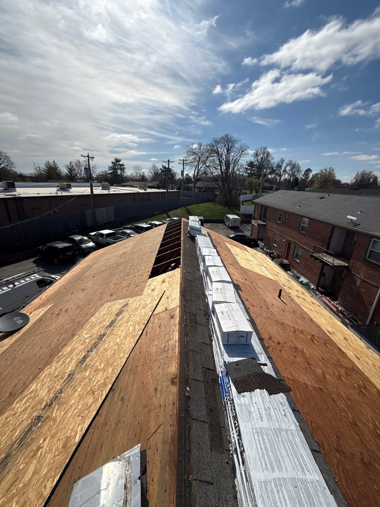 Multi-Unit Roof Replacement and Decking Repair in St. Louis by Acute Roofing And Exteriors 