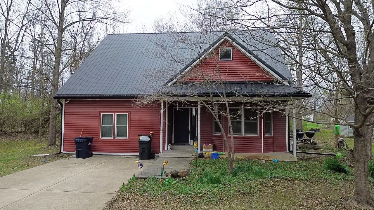 Exposed Fastener Metal Roof Replacement in Noblesville, IN by 4Ever Metal Roofing