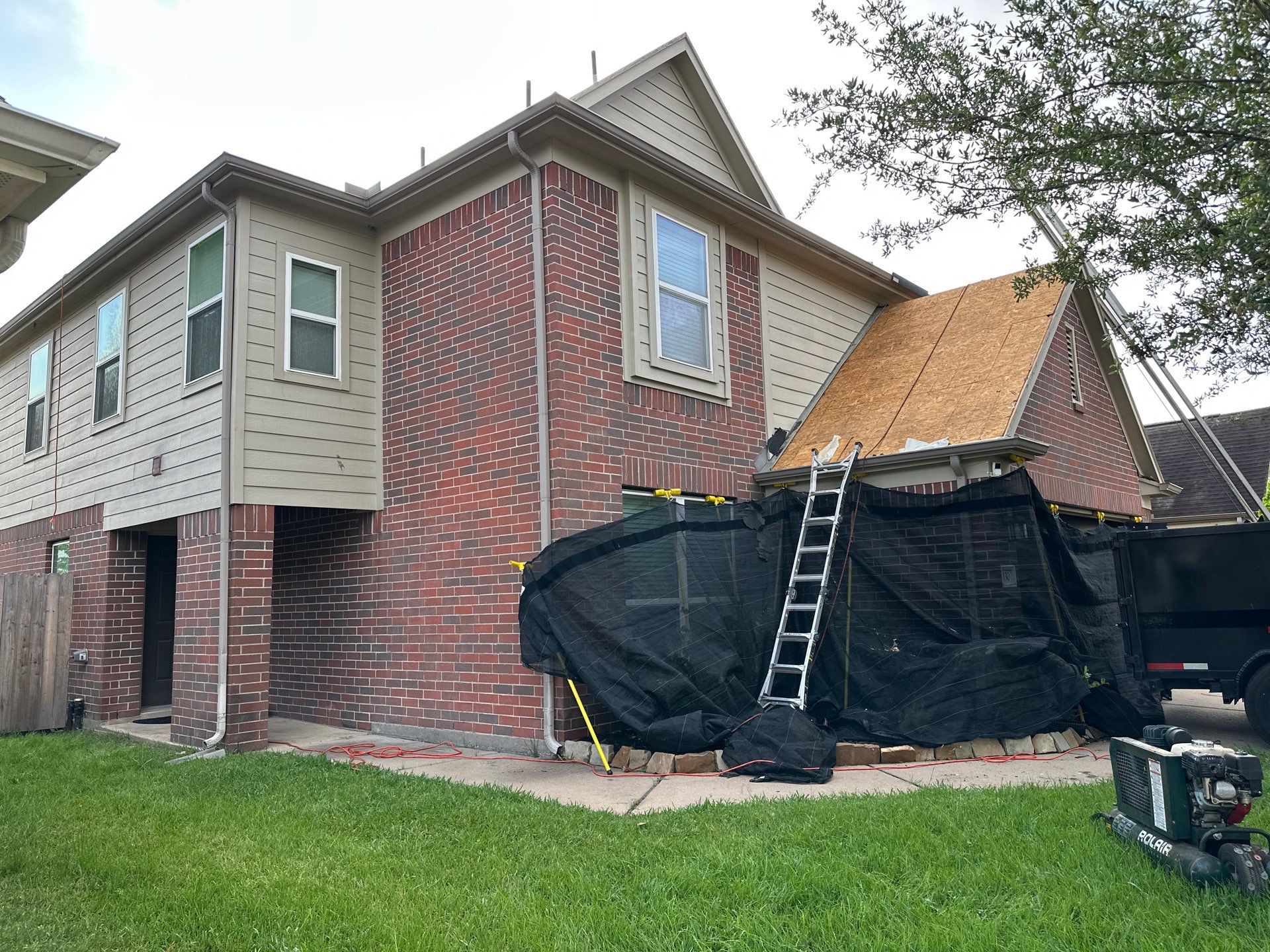 Project in Katy by Motion Roofing