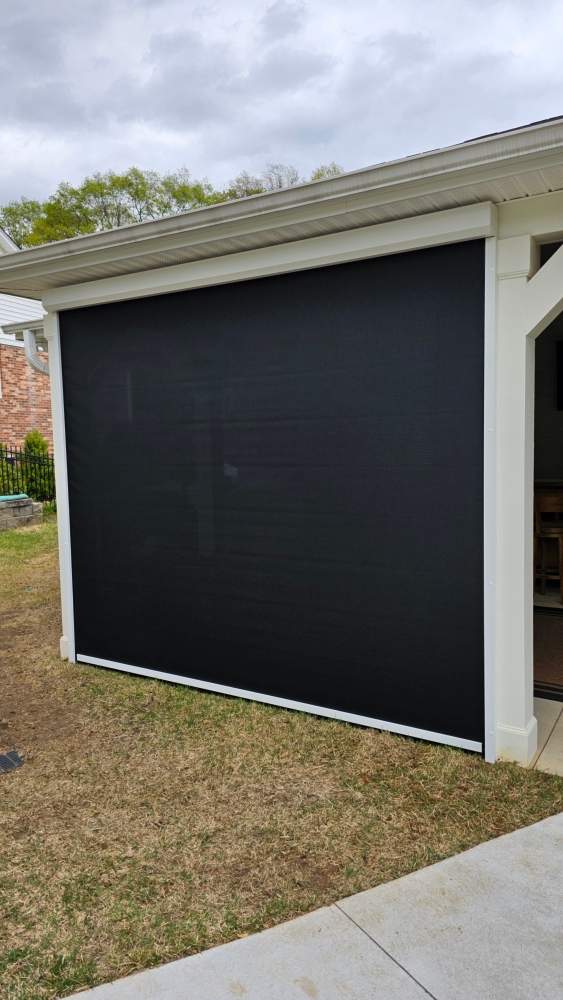 Patio Shades and Interior shade by Southern Traditions Window Fashions