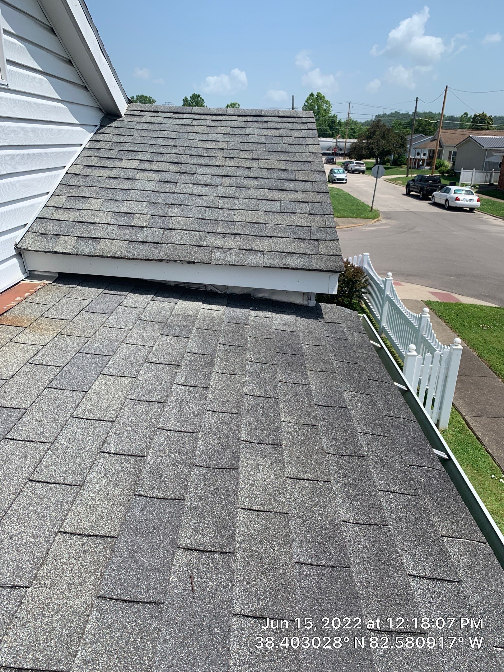 Residential Roofing Installation using Certainteed Landmark Shingles Colonial Slate Color by Secure Construction Company Inc
