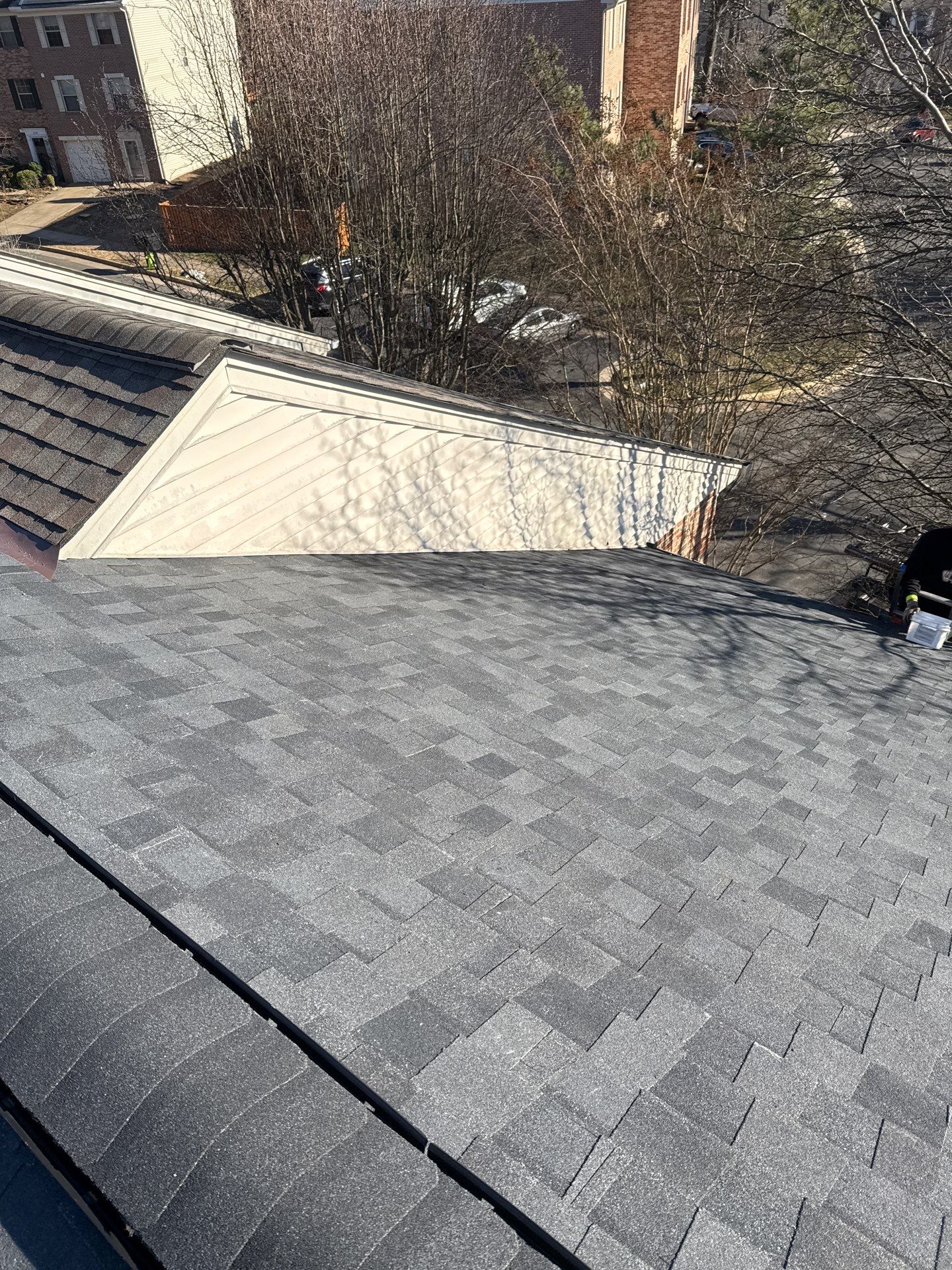 Burke: Residential Roof Replacement with CertainTeed Landmark Pro in Max Def Moire Black by RM Banning, Inc.