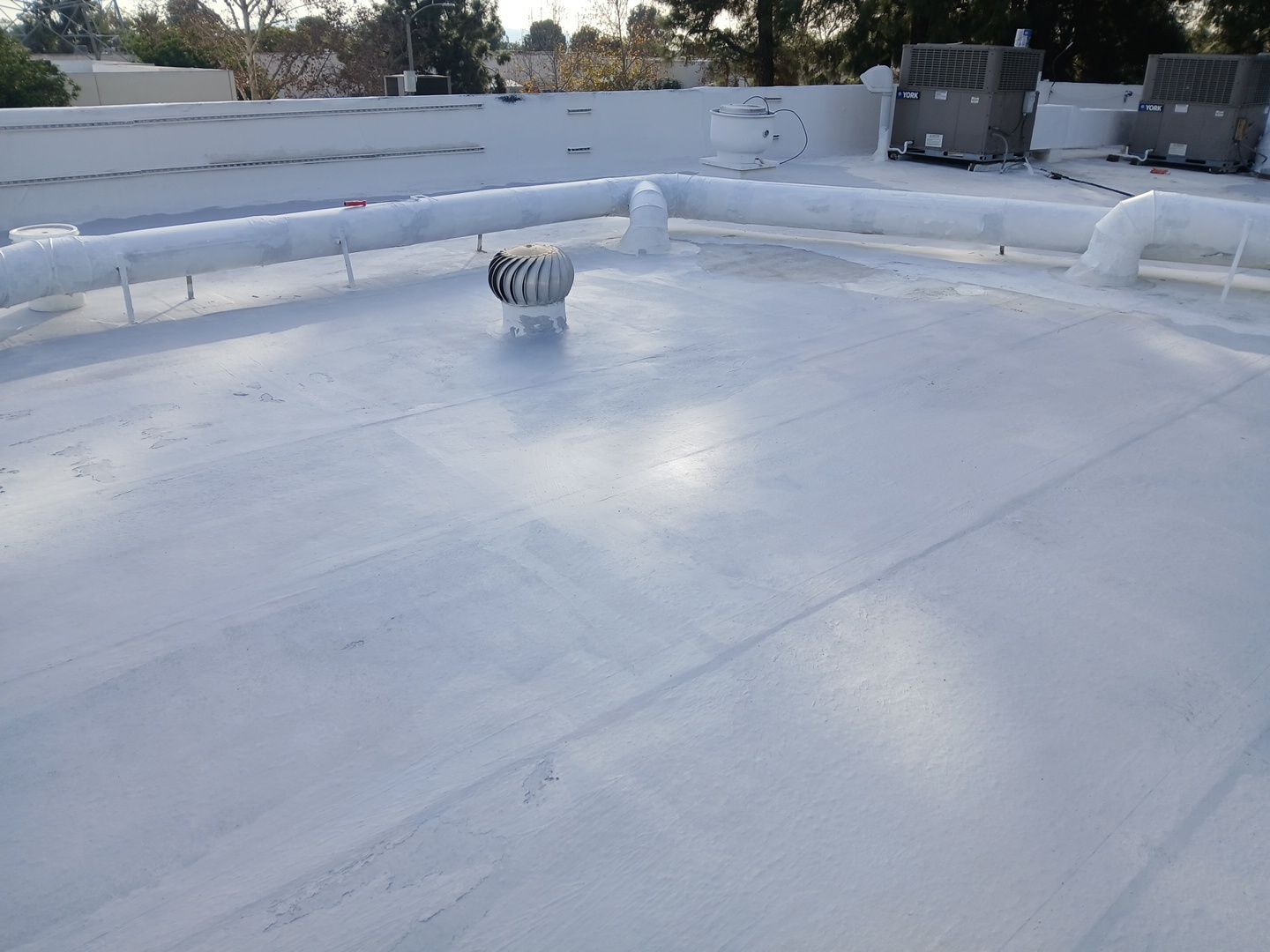Silicone Coating - Commercial Property in Irwindale by Hull Brothers Roofing