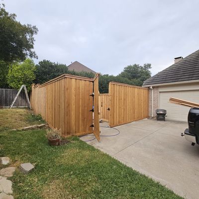 Fence & Concrete Patio