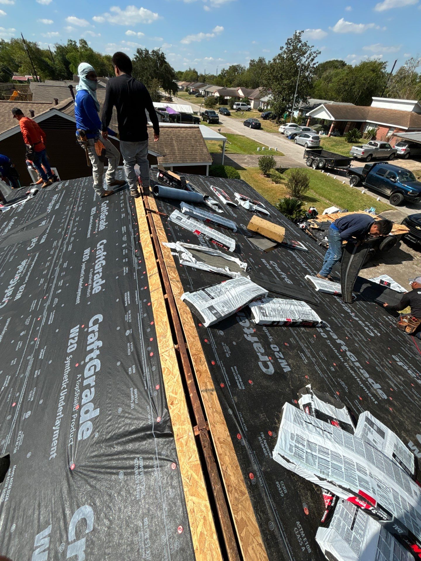 Residential Roofing Installation using Owen's Corning Duration (Lifetime) Shingles by Roof Repair Company