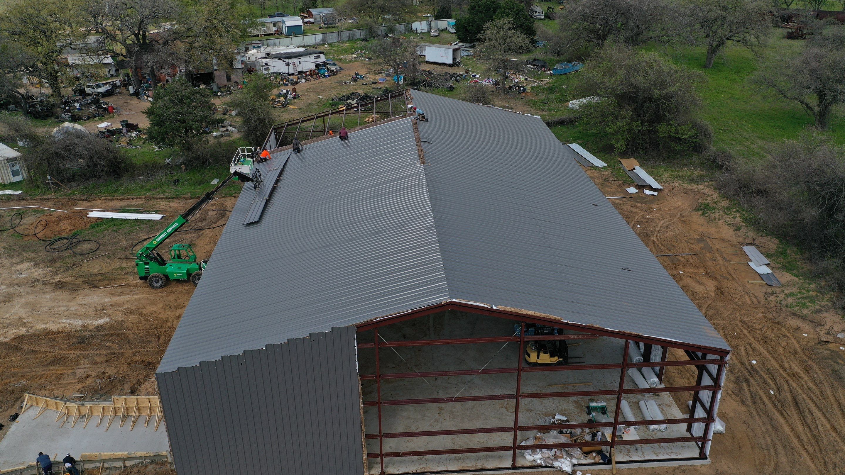 DYCHE INDUSTRIAL SERVICES metal building by Sky Roofing and Remodeling LLC