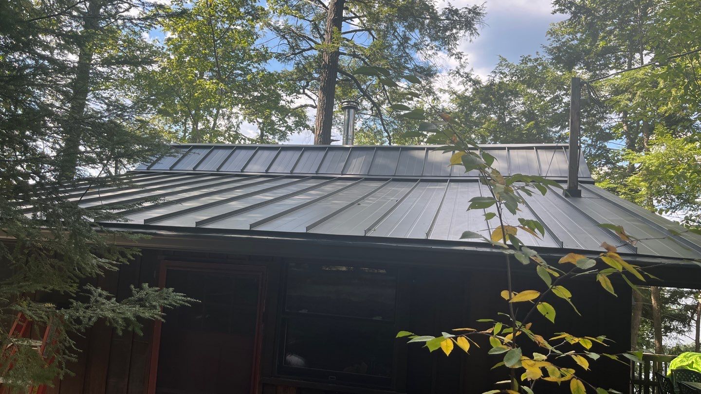 Standing Seam Metal Roof using Aluminum 032GA by CMNG LLC