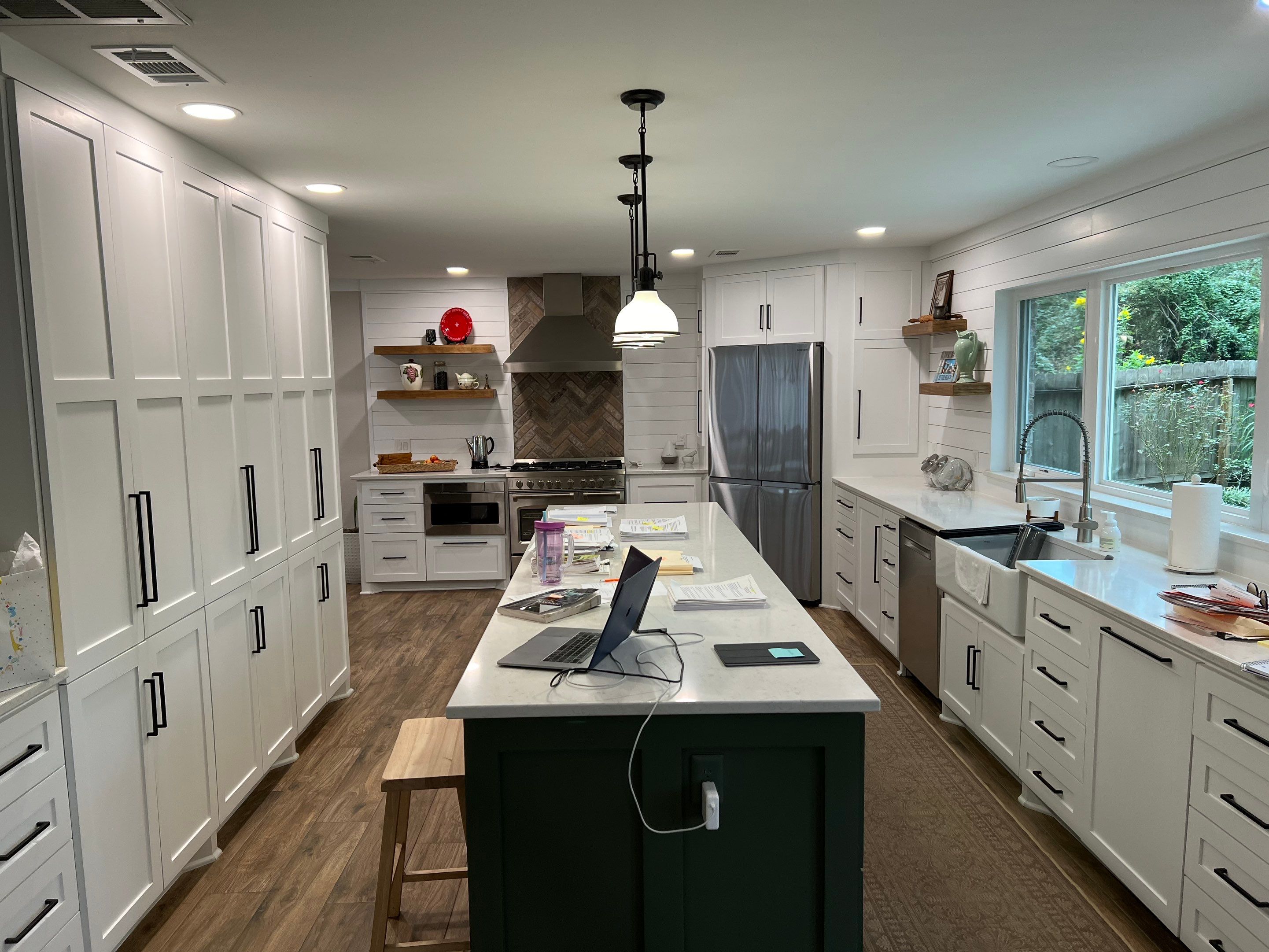 Complete Remodel Before and After by Engle roofing & Construction